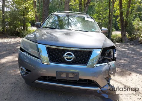 2015 Nissan Pathfinder Platinum from USA, damaged, VIN 5N1AR2MM7FC621449